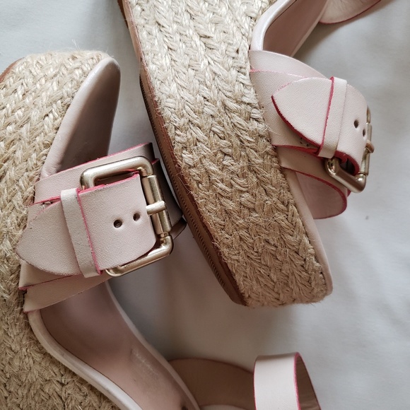 ❤HP❤ Pour La Victoire Jaclyn Pink Wedge Espadrille - Picture 3 of 8